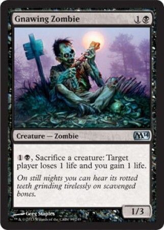 Gnawing Zombie
Magic 2014 (M14) Singles
