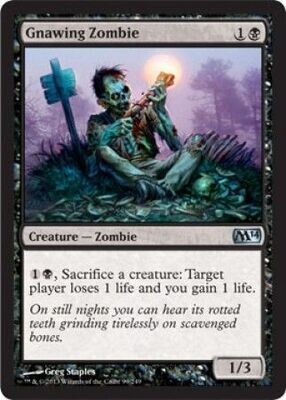 Gnawing Zombie
Magic 2014 (M14) Singles