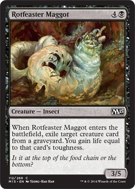 Rotfeaster Maggot 112/269 - Magic 2015 (M15) Singles (Español)