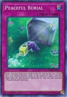 Peaceful Burial - CHIM-EN077 - Super Rare 1st Edition Chaos Impact 1st Edition Singles