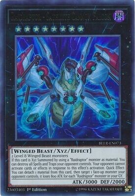 SH Raidraptor - Satellite Cannon Falcon - BLLR-EN073 - Ultra Rare 1st Edition Battles of Legend: Light&#39;s Revenge Singles