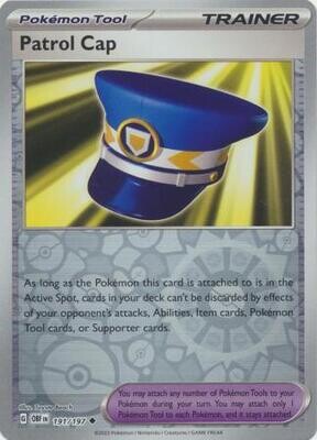 MY01 Patrol Cap - 191/197 - Uncommon Reverse Holo
Obsidian Flames Reverse Holo Singles