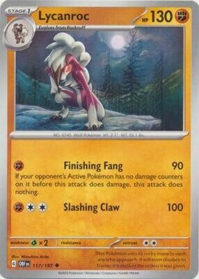 MY01 Lycanroc - 117/197 - Uncommon
Obsidian Flames Singles