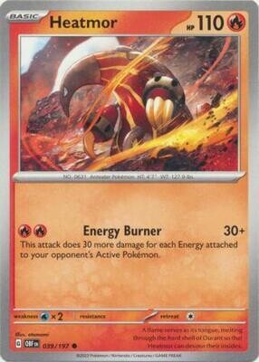 MY01 Heatmor - 039/197 - Common
Obsidian Flames Singles
