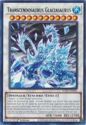Transcendosaurus Glaciasaurus - WISU-EN004 - Rare 1st Edition
Wild Survivors 1st Edition Singles