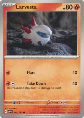 Larvesta - 040/197 - Common
Obsidian Flames Singles