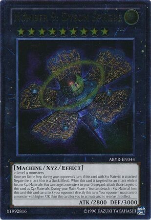 Ultimate Rare - Number 9: Dyson Sphere - ABYR-EN044 Unlimited
Abyss Rising Unlimited Singles