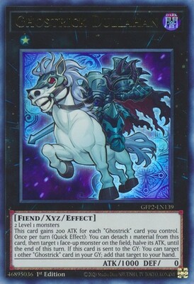 Ghostrick Dullahan - GFP2-EN139 - Ultra Rare 1st Edition Ghosts From The Past: The 2nd Haunting 1st Edition Singles