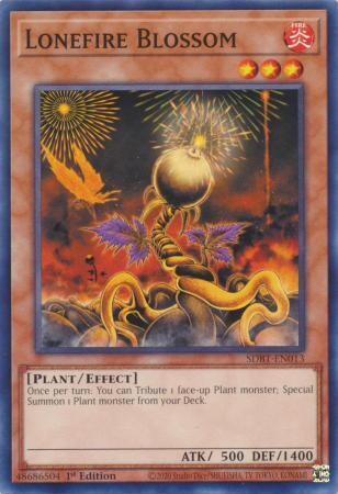 Lonefire Blossom - SDBT-EN013 - Common 1st Edition Beware of Traptrix 1st Edition Singles (espanol)