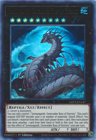 Jormungandr, Generaider Boss of Eternity - GFP2-EN147 - Ultra Rare 1st Edition Ghosts From The Past: The 2nd Haunting 1st Edition Singles  (espanol)