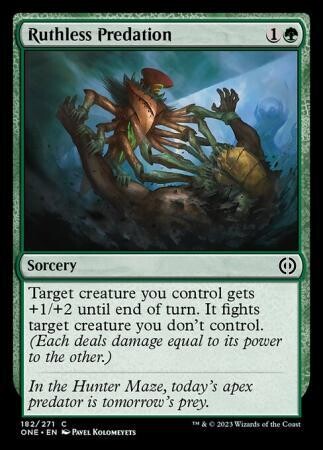 Ruthless Predation 182/271 Phyrexia All Will Be One Singles