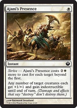 Ajani&#39;s Presence 2/165 - Journey Into Nyx Singles