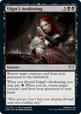 Edgar&#39;s Awakening 110/277 - Innistrad: Crimson Vow Singles (Español)