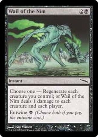 Wail of the Nim81/306- Mirrodin Singles (Español)