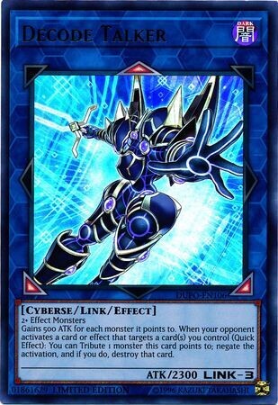 Decode Talker - DUPO-EN106 - Ultra Rare Limited Edition Duel Power 1st Edition Singles