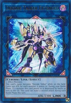 Decode Talker Extended - DUDE-EN024 - Ultra Rare 1st Edition Duel Devastator 1st Edition Singles (Espanol)