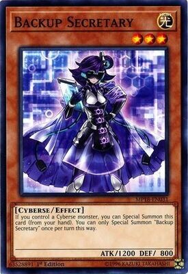 Backup Secretary - MP18-EN031 - Common 1st Edition
2018 Mega-Tins Singles