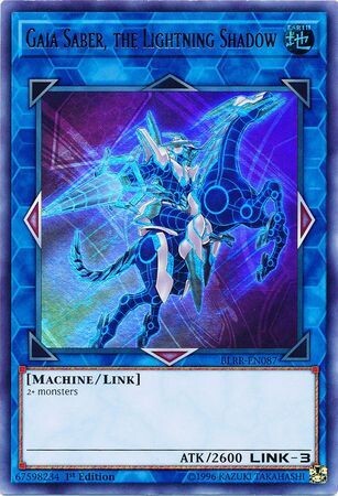 Gaia Saber, the Lightning Shadow - BLRR-EN087 - Ultra Rare 1st Edition Battles of Legend: Relentless Revenge Singles (espanol)