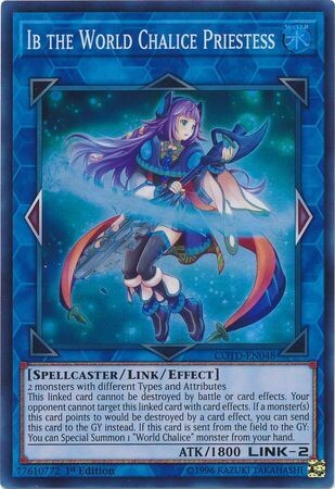 SH Ib the World Chalice Priestess - COTD-EN048 - Super Rare 1st Edition
Code of the Duelist 1st Edition Singles