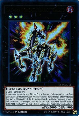 Salamangreat Miragestallio - SDSB-EN042 - Ultra Rare 1st Edition
Structure Deck: Soulburner Singles