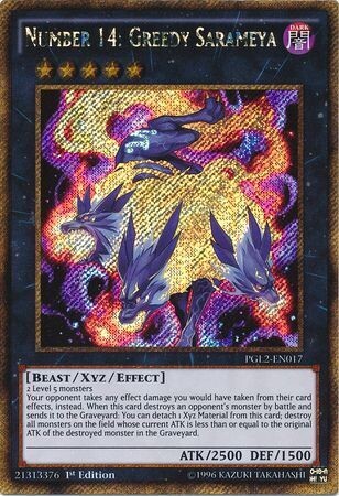 SH Number 14: Greedy Sarameya - PGL2-EN017 - Gold Secret Rare 1st Edition
Premium Gold: Return of the Bling 1st Edition Singles