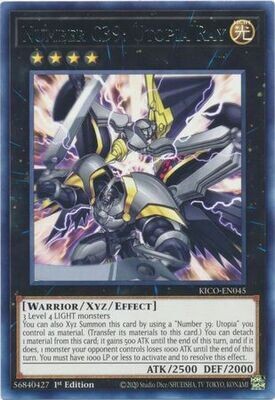 Number C39: Utopia Ray - KICO-EN045 - Rare 1st Edition King&#39;s Court 1st Edition Singles