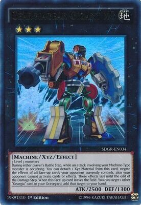 Geargiagear Gigant XG - SDGR-EN034 - Ultra Rare 1st Edition
Structure Deck: Geargia Rampage SDGR 1st Edition Singles