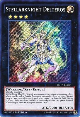 Stellarknight Delteros - DUEA-EN053 - Secret Rare 1st Edition Duelist Alliance 1st Edition Singles