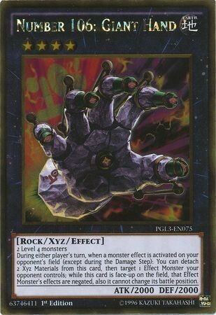 SH Number 106: Giant Hand - PGL3-EN075 - Gold Rare 1st Edition
Premium Gold: Infinite Gold Singles