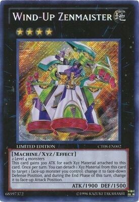 Wind-Up Zenmaister - CT08-EN002 - Secret Rare Yu-Gi-Oh! Promo Cards