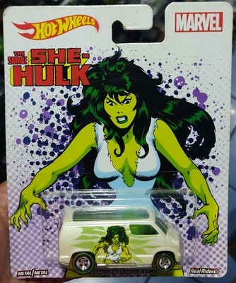 She Hulk Custom 77 Dodge Van Hot Wheels