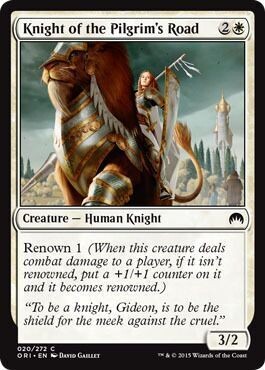 Knight of the Pilgrim&#39;s Road 020/272
Magic Origins Singles