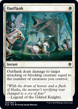 Outflank 023/269 - Throne of Eldraine Singles (Español)