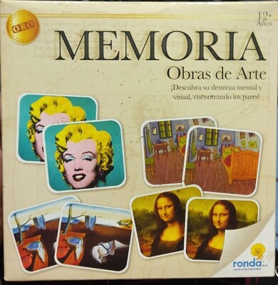 Memoria Obras de Arte Juego De Mesa Usado