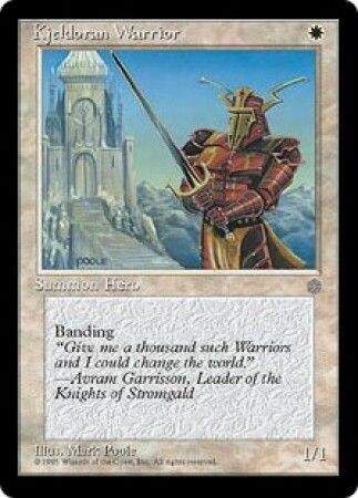 Kjeldoran Warrior
Ice Age Singles