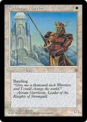 Kjeldoran Warrior
Ice Age Singles