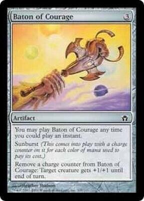Baton of Courage 105/165 - Fifth Dawn Singles (Español)