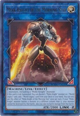 Mekk-Knight of the Morning Star - MAGO-EN137 - Rare 1st Edition Maximum Gold 1st Edition Singles (espanol)