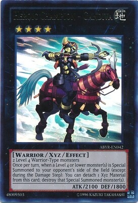 Heroic Champion - Gandiva - ABYR-EN042 - Ultra Rare Unlimited
Abyss Rising Unlimited Singles