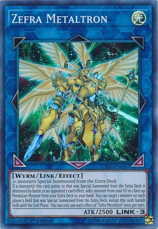 Zefra Metaltron - EXFO-EN097 - Super Rare 1st Edition Extreme Force [EXFO] 1st Edition Singles