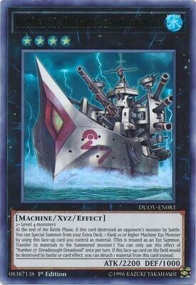 Number 27: Dreadnought Dreadnoid - DUOV-EN083 - Ultra Rare 1st Edition Duel Overload 1st Edition Singles
