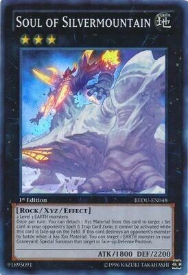 Soul of Silvermountain - REDU-EN048 - Super Rare 1st Edition
Return of the Duelist 1st Edition Singles
