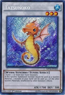 SJ Tatsunoko - MP16-EN103 - Secret Rare 1st Edition
Yu-Gi-Oh! 2016 Mega-Tins 1st Edition Singles (Espanol)