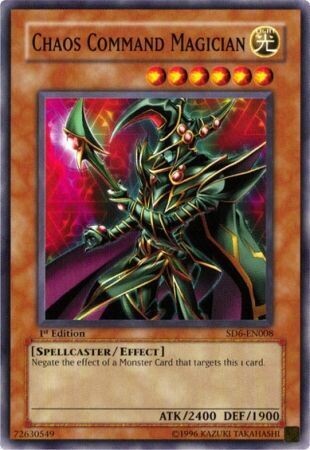 Chaos Command Magician - SD6-EN008 - Common 1st Edition Structure Deck: Spellcaster&#39;s Judgment [SD6] 1st Edition Singles