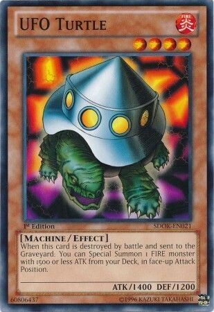 UFO Turtle - SDOK-EN021 - Common 1st Edition
Structure Deck: Onslaught of the Fire Kings [SDOK]