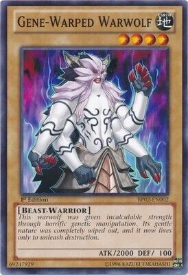 Gene-Warped Warwolf - BP02-EN002 - Common 1st Edition Battle Pack 2: War of the Giants 1st Edition Singles
