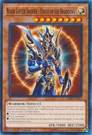 Black Luster Soldier - Envoy of the Beginning - SDSH-EN012 - Common 1st Edition Structure Deck: Shaddoll Showdown Singles (español)