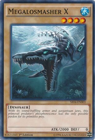 Megalosmasher X - SR04-EN003 - Common 1st Edition Structure Deck: Dinosmasher&#39;s Fury 1st Edition Singles