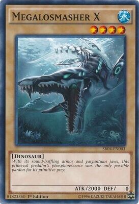 Megalosmasher X - SR04-EN003 - Common 1st Edition Structure Deck: Dinosmasher&#39;s Fury 1st Edition Singles