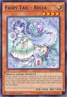 Fairy Tail - Rella - RATE-EN035 - Common 1st Edition Raging Tempest 1st Edition Singles
